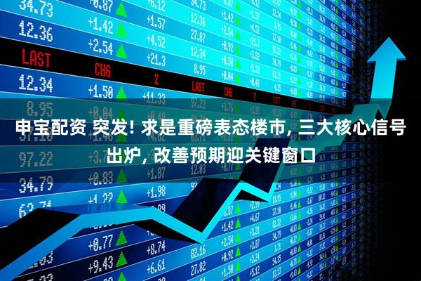 申宝配资 突发! 求是重磅表态楼市, 三大核心信号出炉, 改善预期迎关键窗口